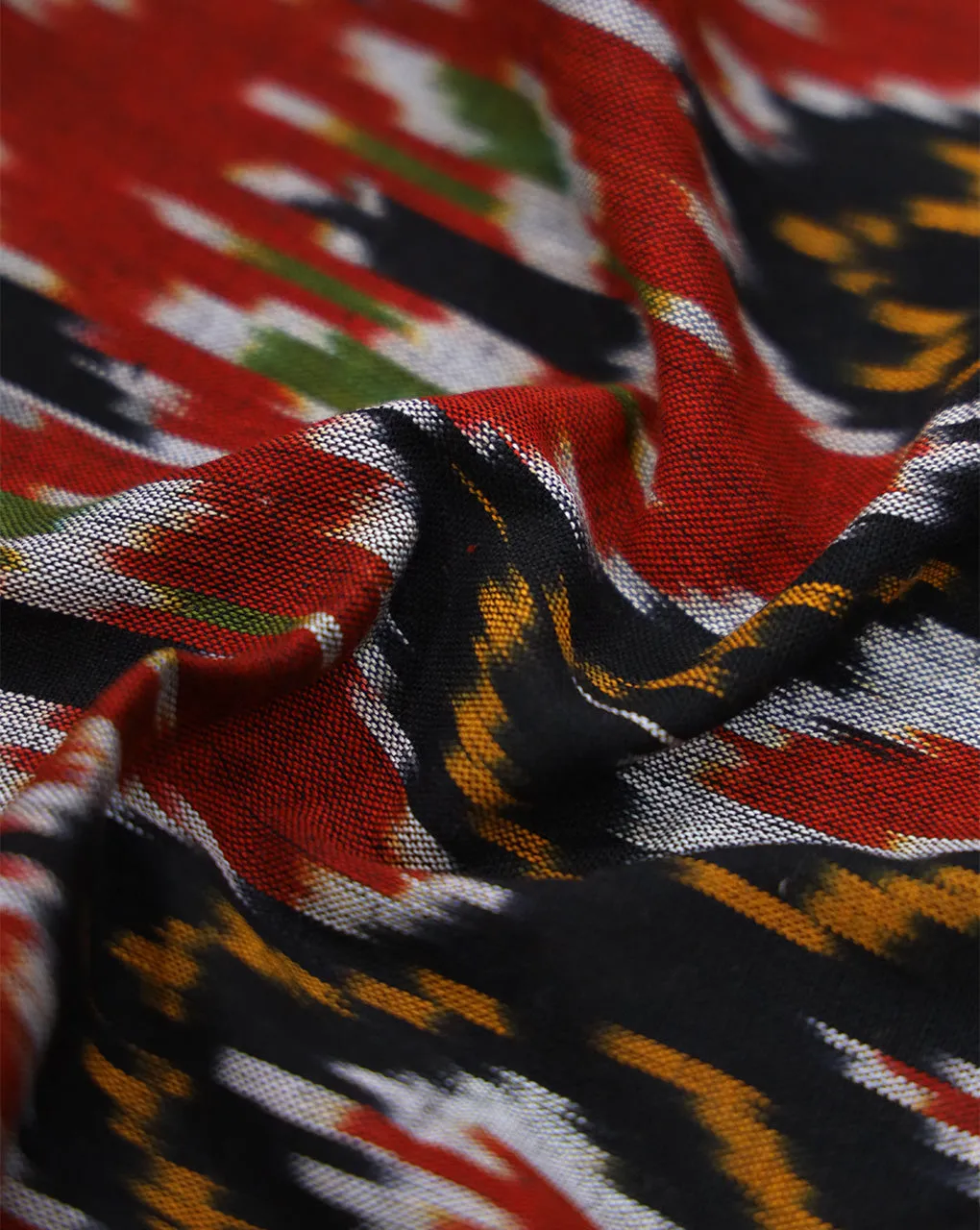 Cotton Ikat Fabric - Yarn Dyed