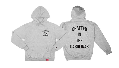 Crafted In the Carolinas Champion Hoodie, Heather Grey