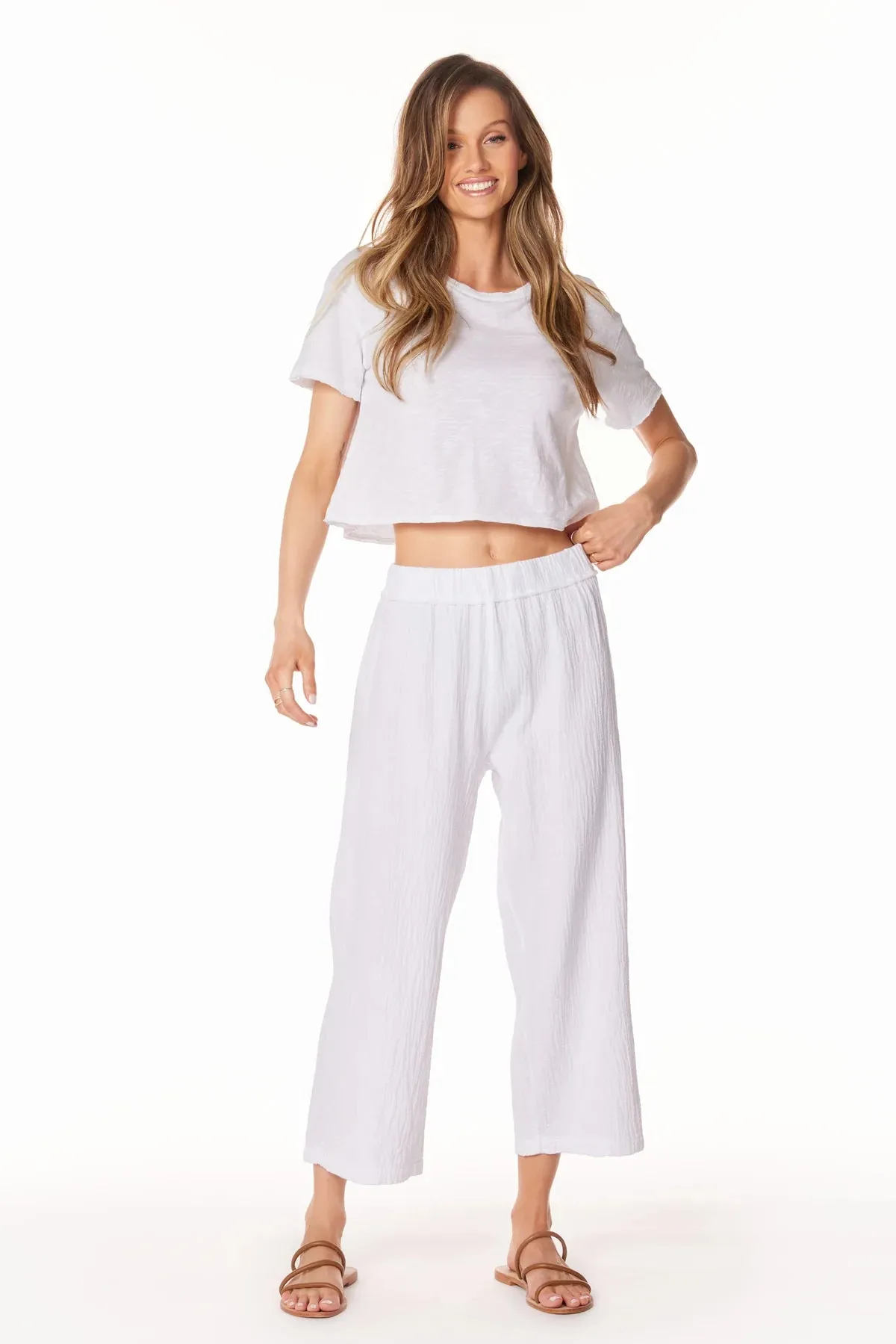 Crop Flare Pants