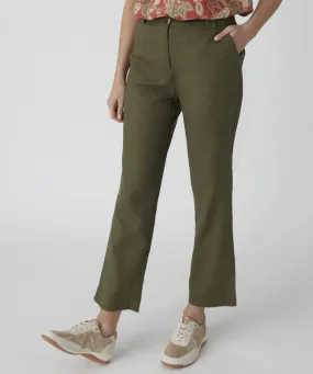 Cropped Linen Trousers