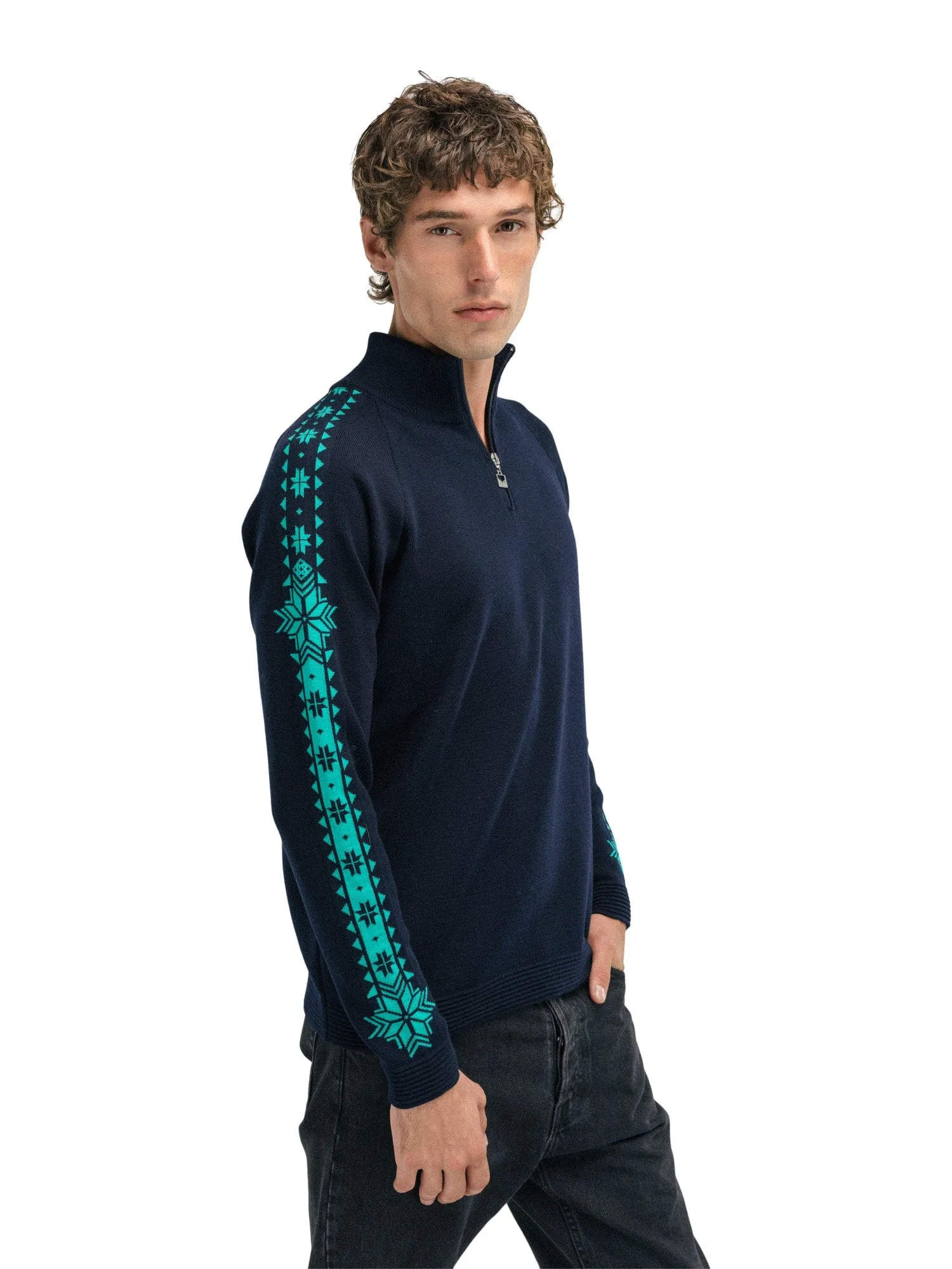 Dale of Norway Geilo Sweater Men's Marine Peacock