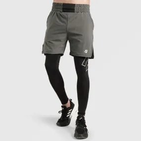 Dark Gray Ray Shorts