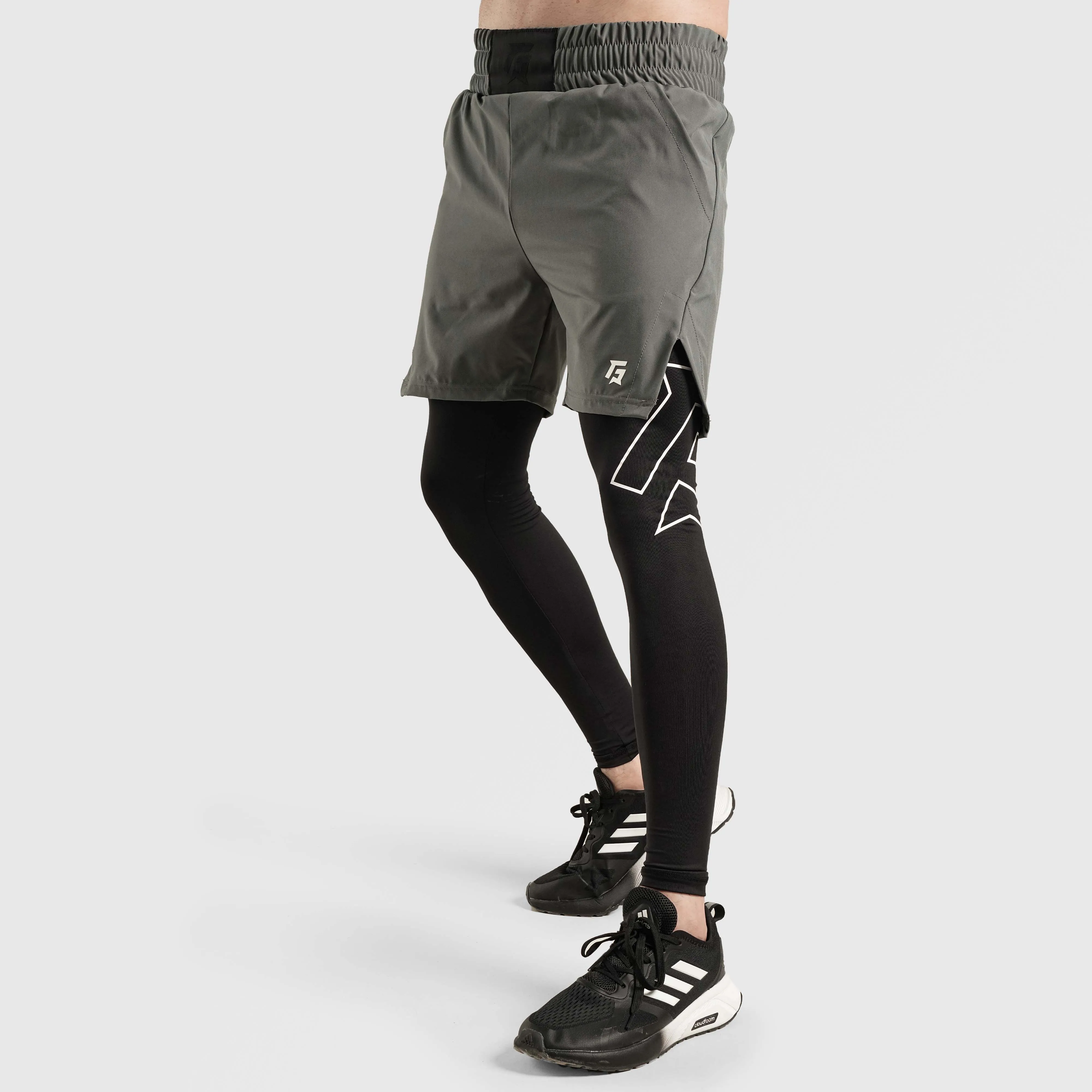 Dark Gray Ray Shorts