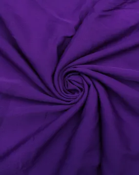 Dark Purple Crepe Polyester Fabric