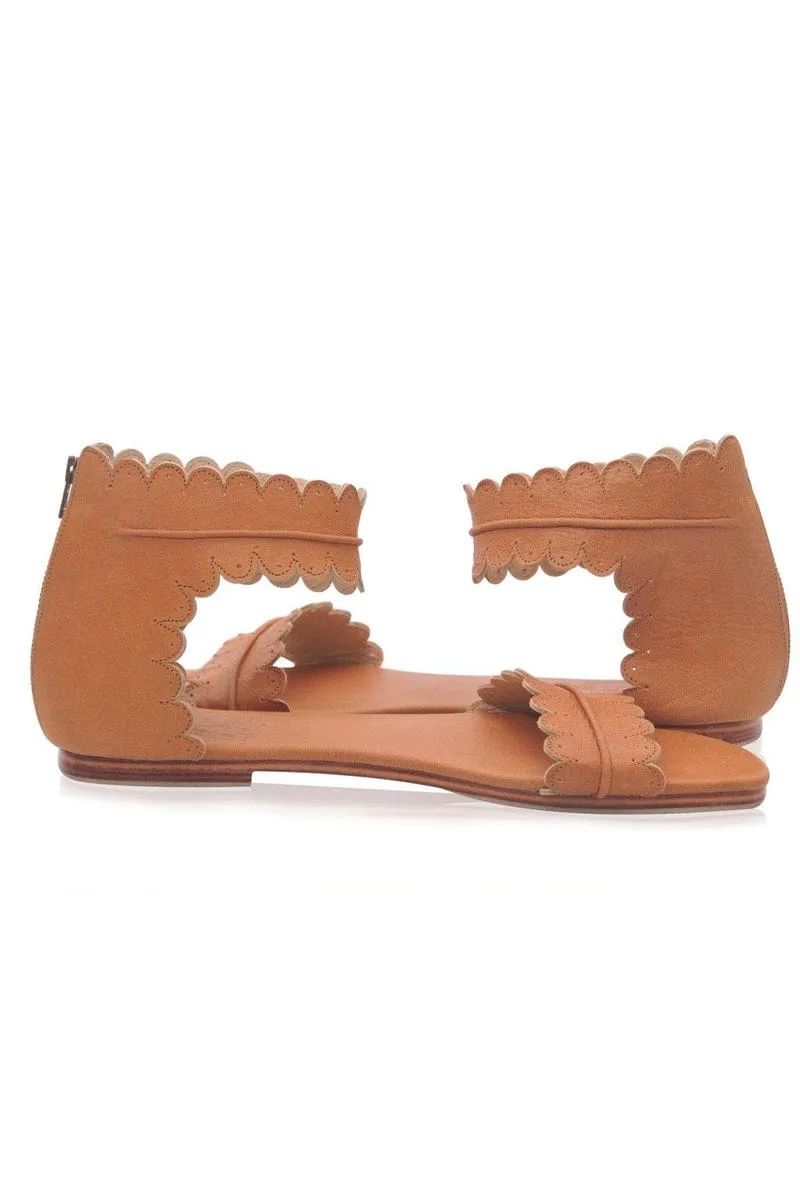 Dark Tan Midsummer Sandals