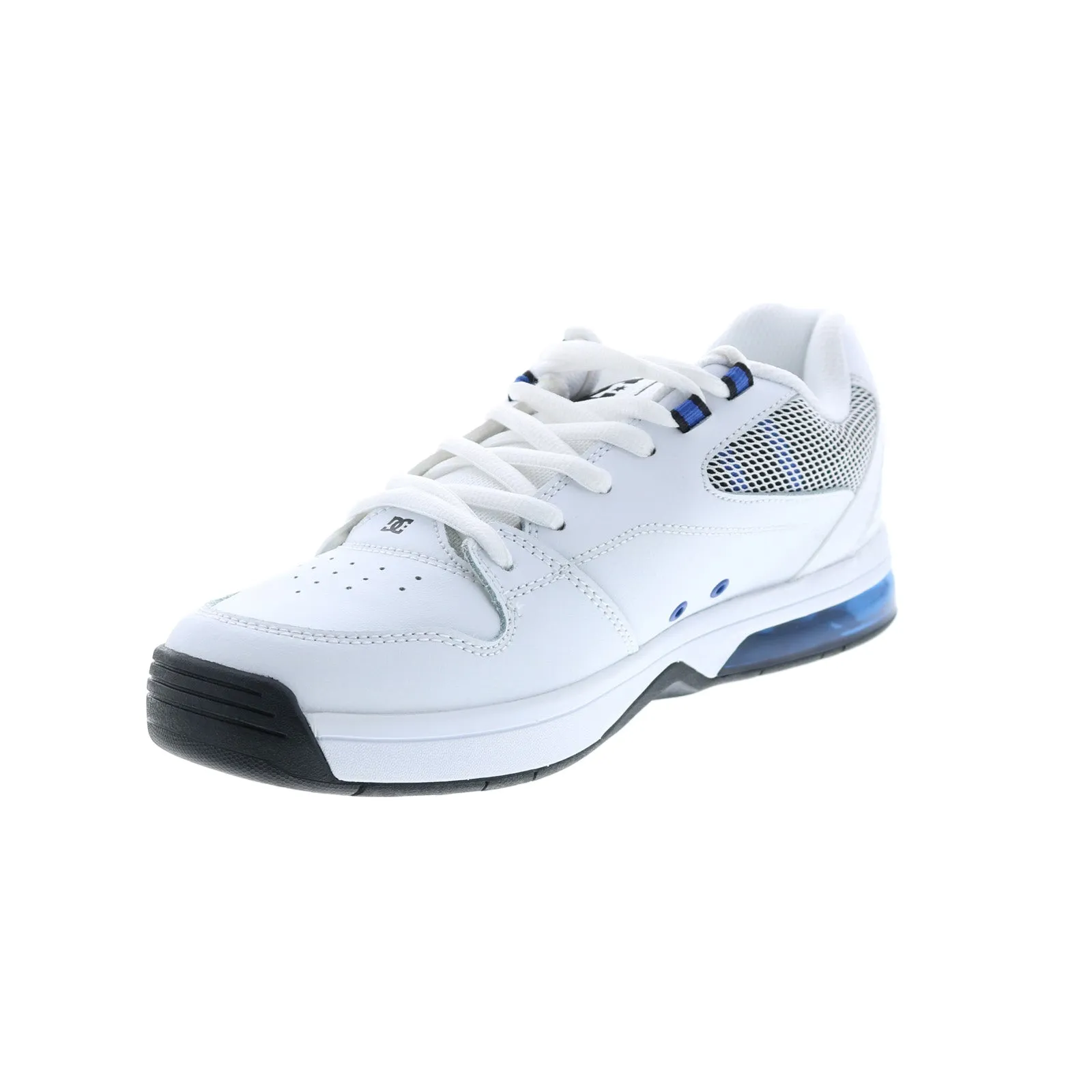 DC Men's White Leather Skate Sneakers - ADYS100669-WYW