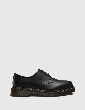 Dr Martens 1461 Shoes 11838002 Black Smooth Yellow Welt Stitching