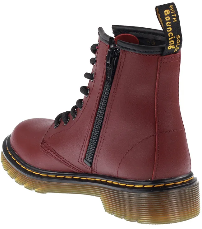 Dr Martens Infants 1460 Softy T Cherry Red Shoes