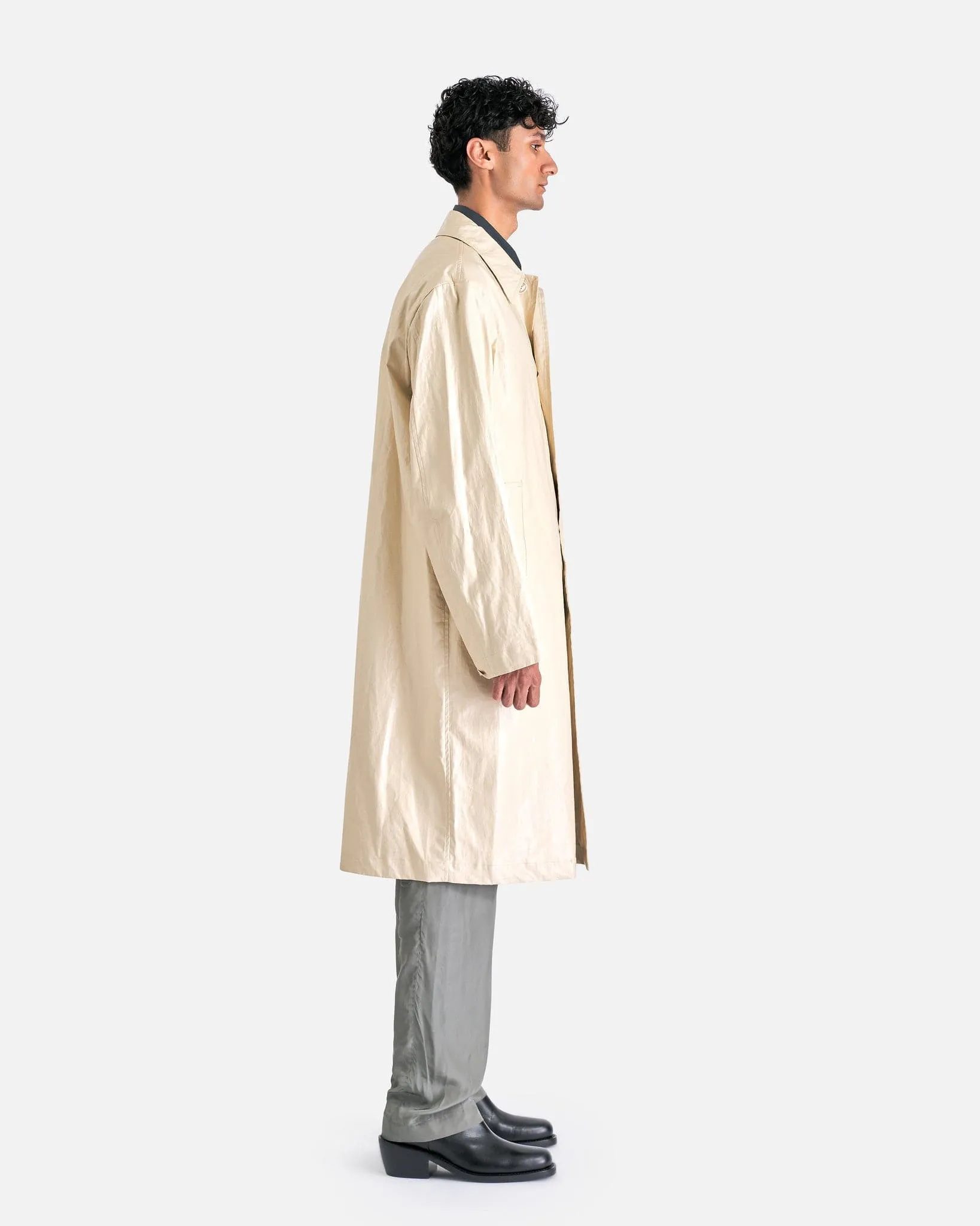 Dries Van Noten Rankles Coat in Cream