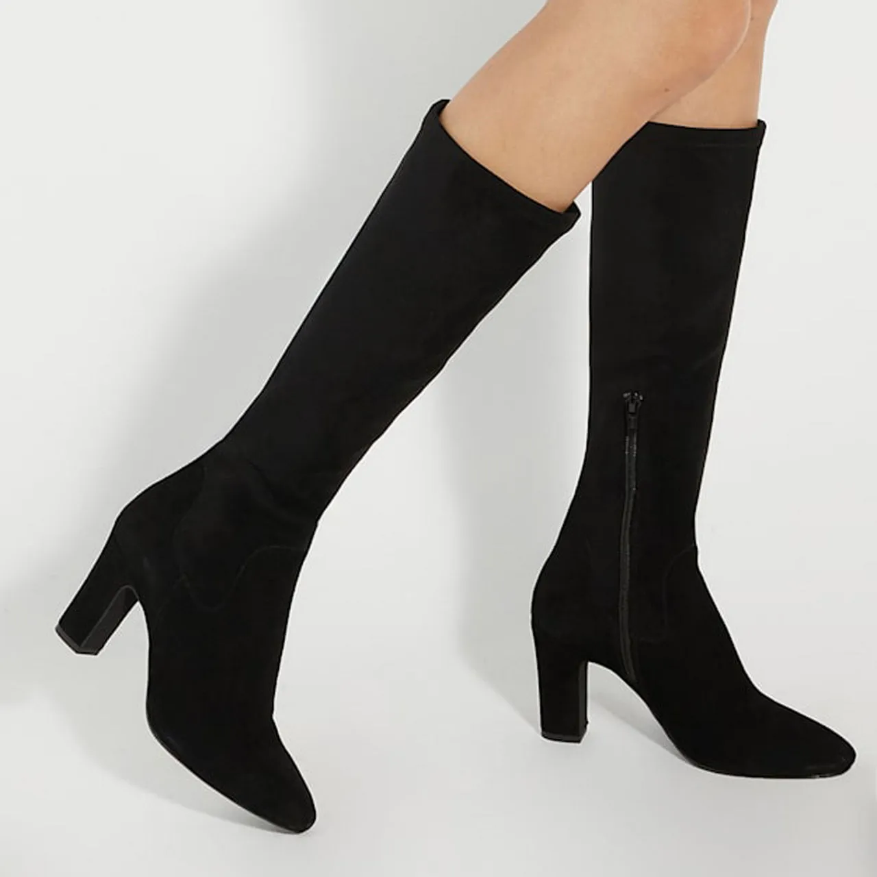 DUNE LONDON Simple Knee High Boots - Black