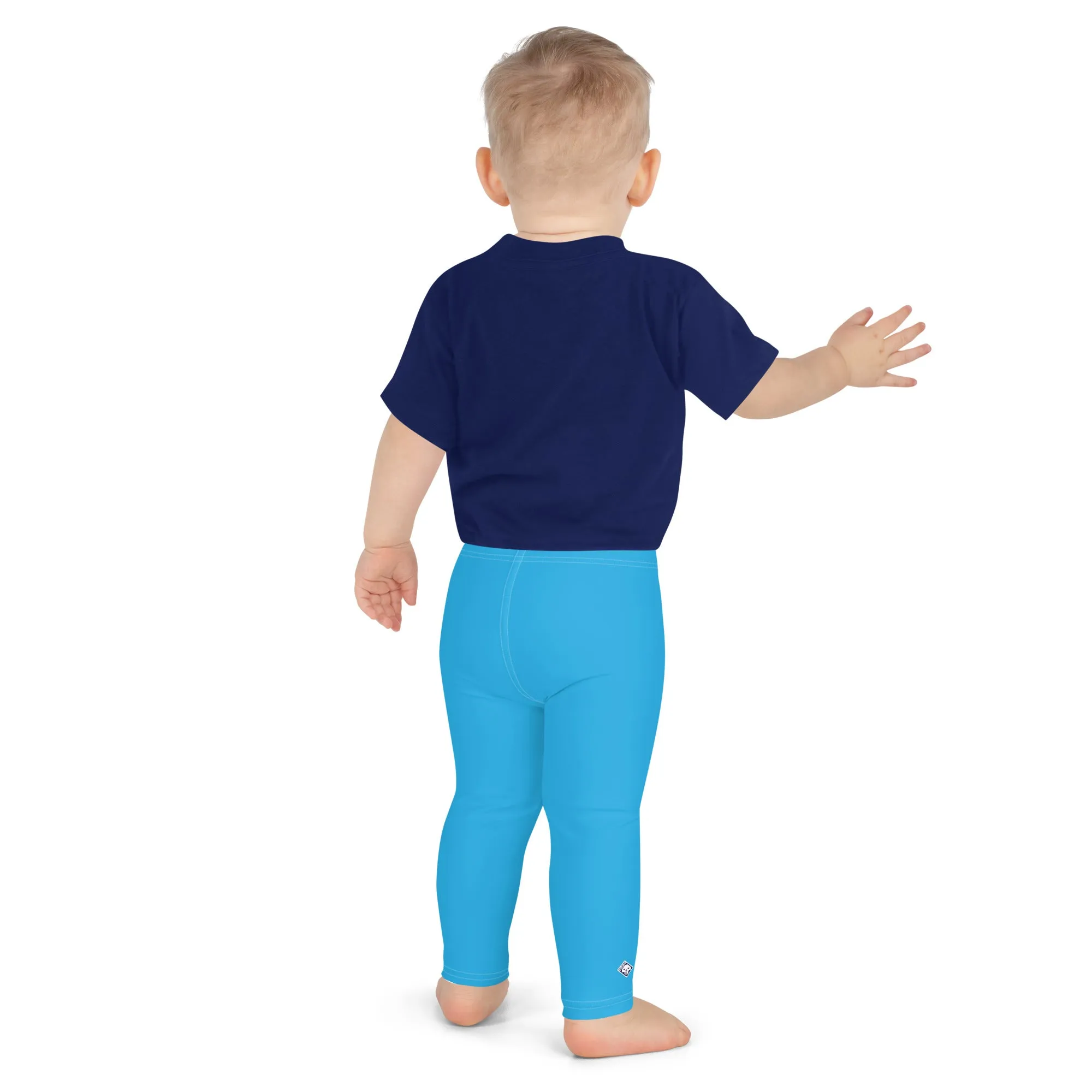 Dynamic Boys Cyan Solid Color Leggings - Active Wear