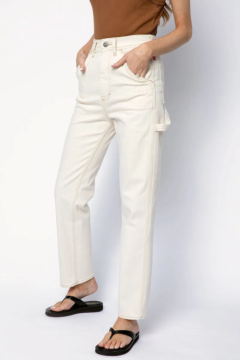 Ecru Chapel Carpenter Pants