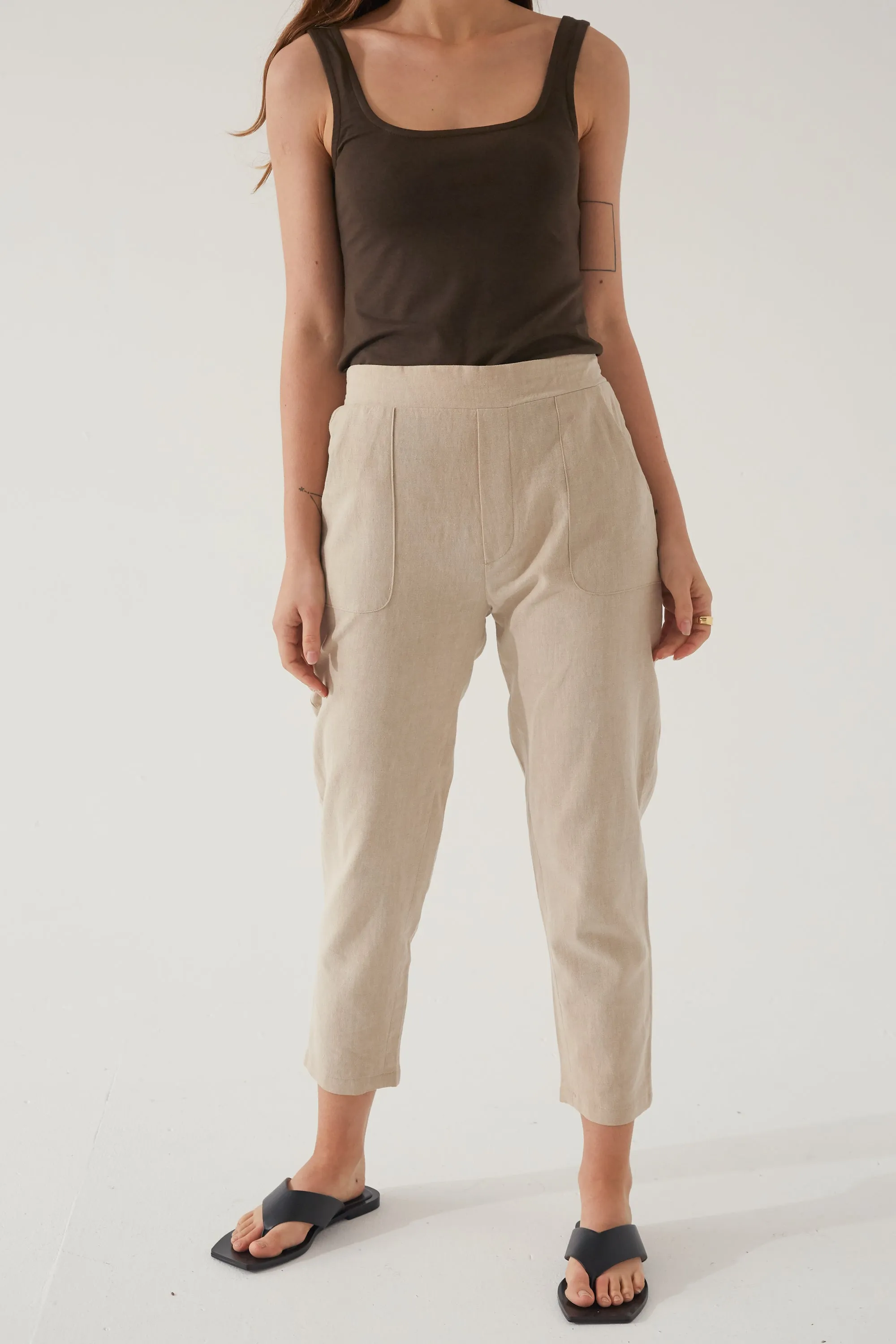 Elevated Linen Trousers.