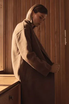 Elka Collective Emiliano Coat - Walnut Color