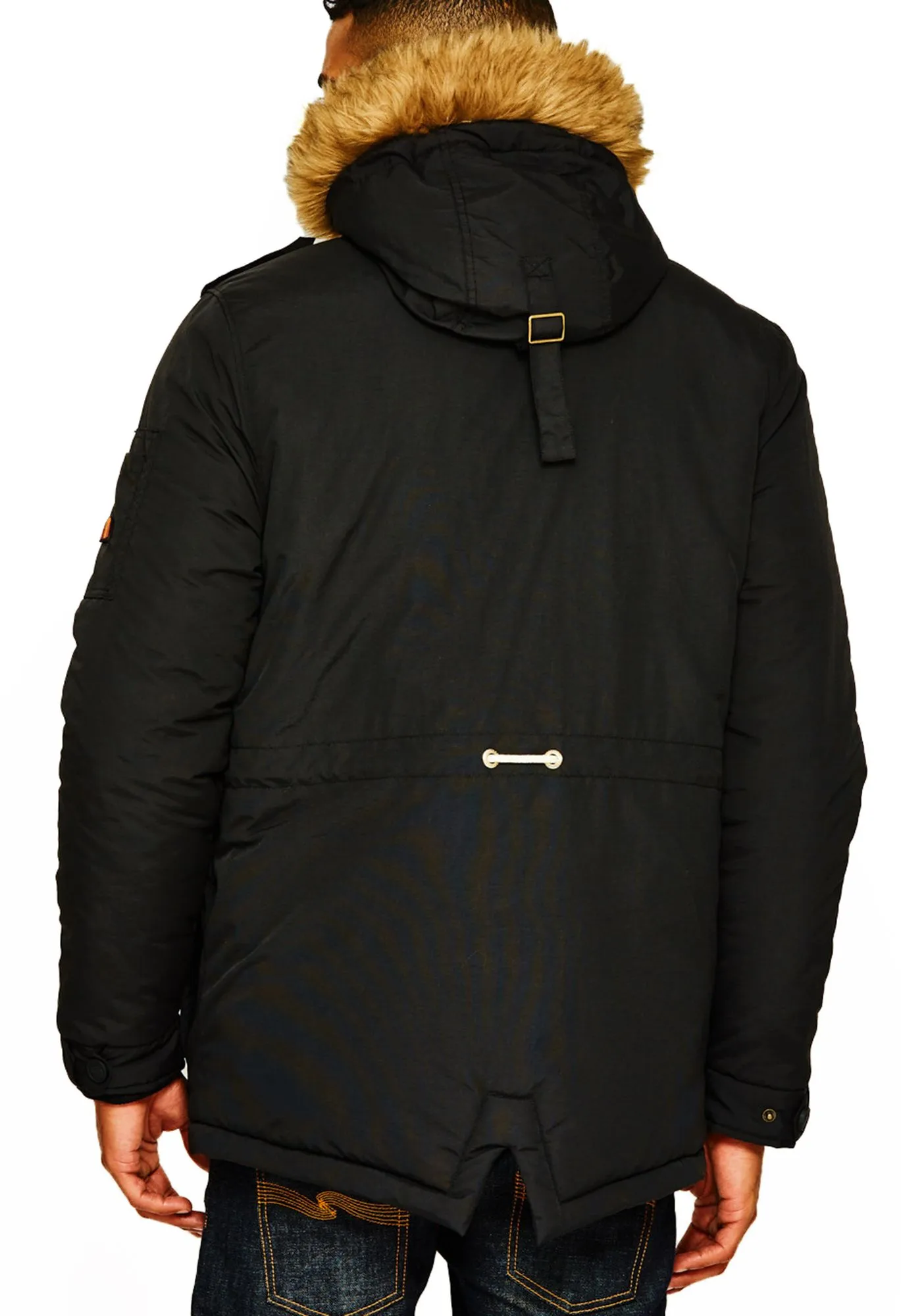 Ellesse Blizzard Padded Parka Anthracite