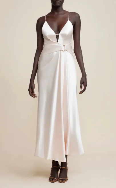 Exton Maxi Dress Pearl Pink - Acler