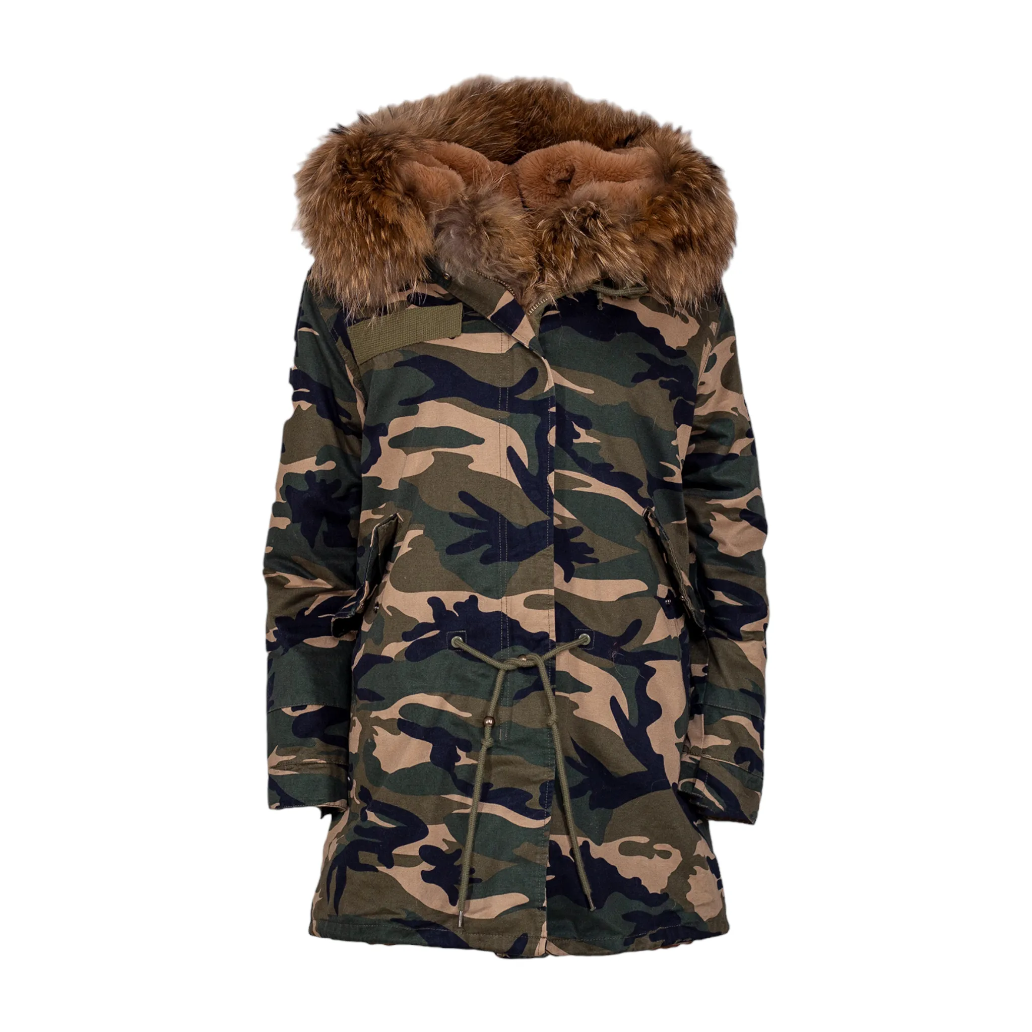 Fur Lined Parka Coat for Women - MDB Couture