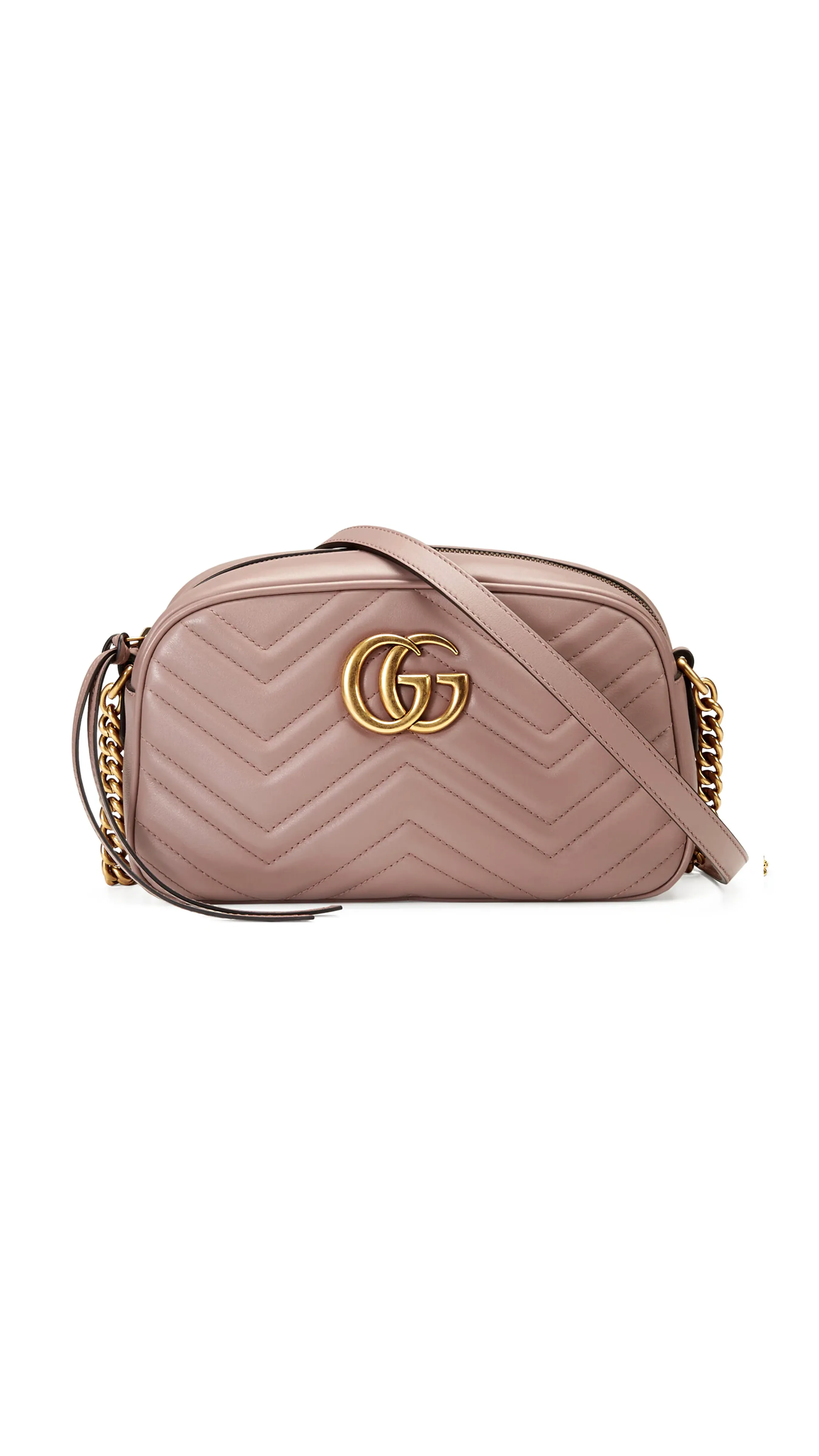 GG Marmont Small Matelassé Shoulder Bag Dusty Pink