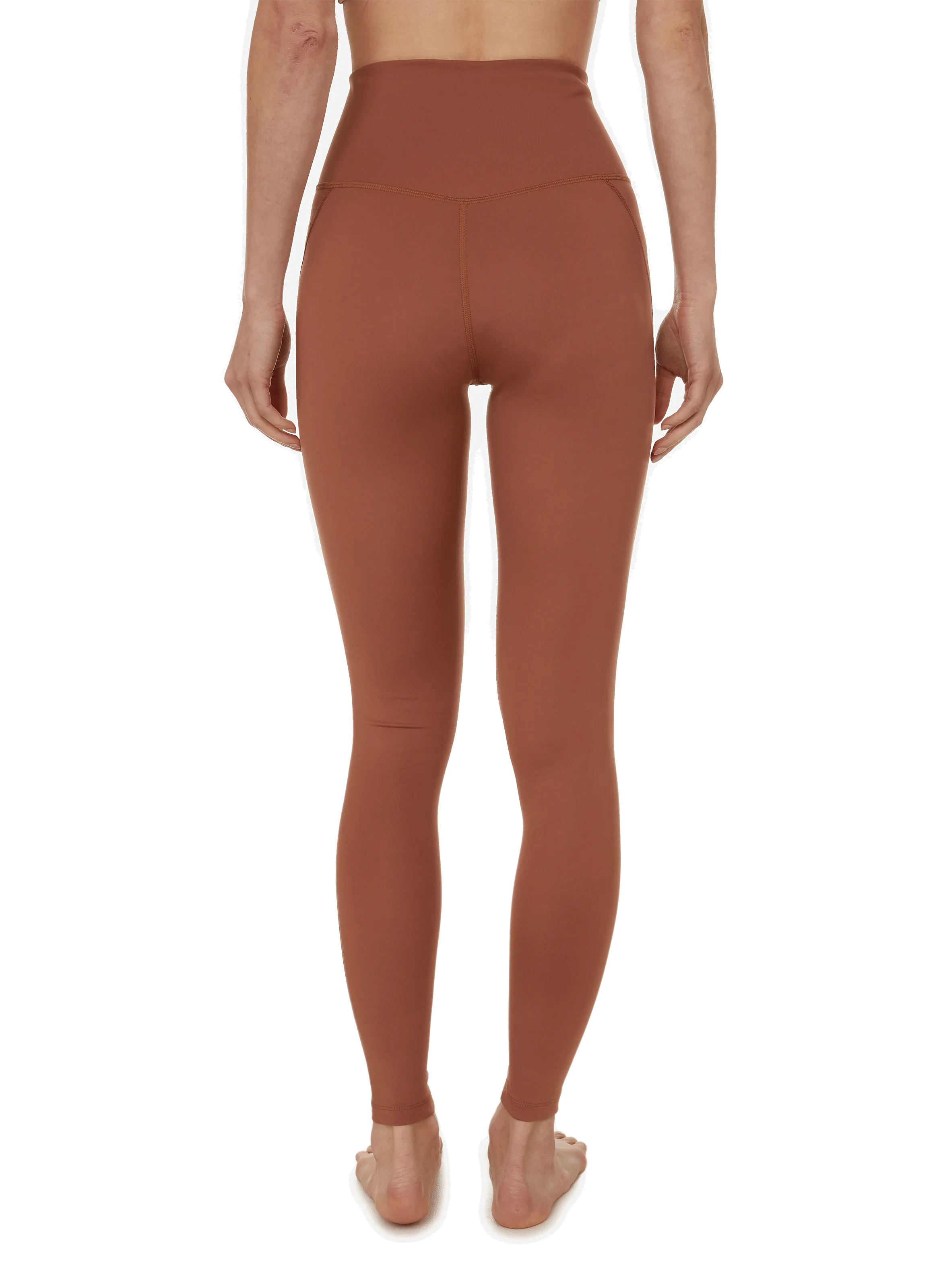 Girlfriend Collective High-waisted leggings in Brown