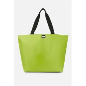 Green women's maxi tote shopping bag