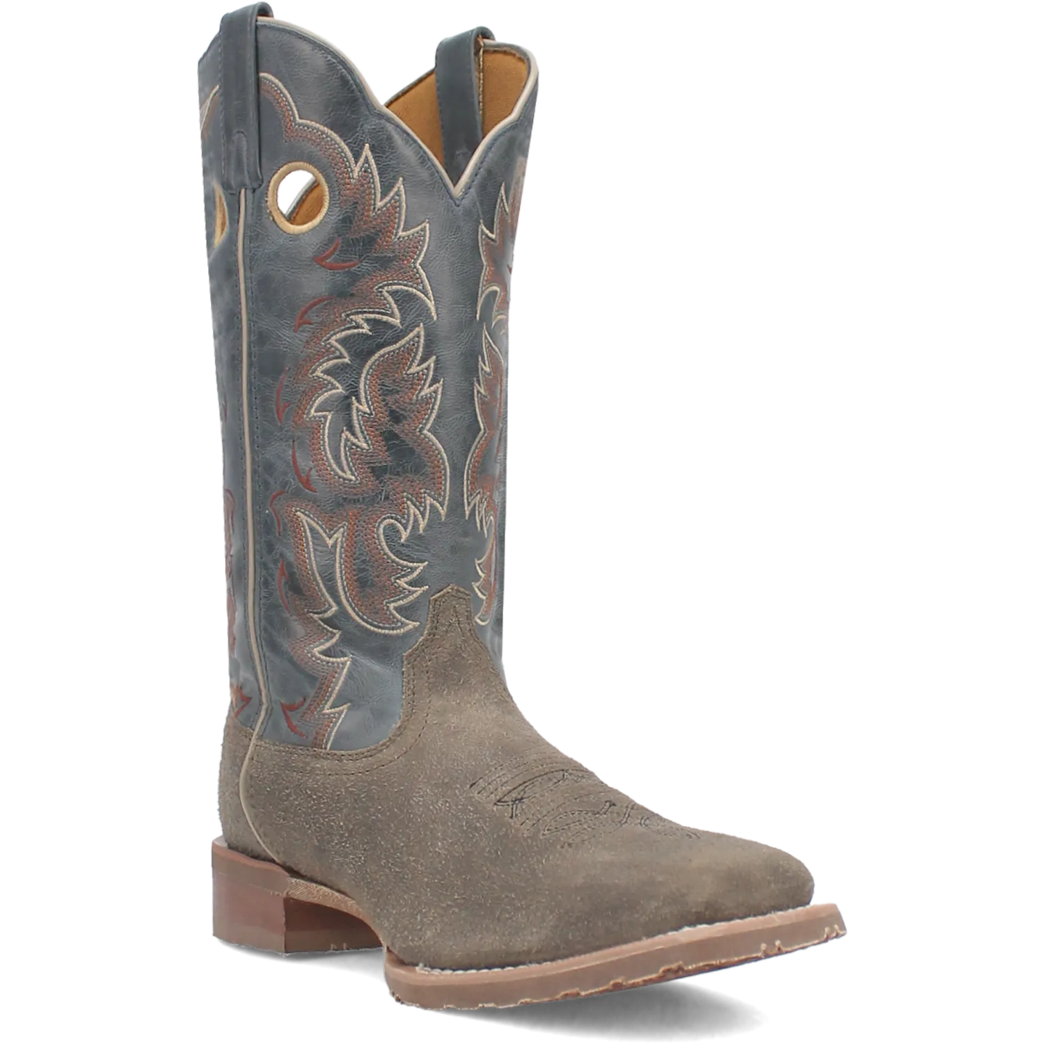 Grey and Blue Laredo Men's Summit Leather Western Boot