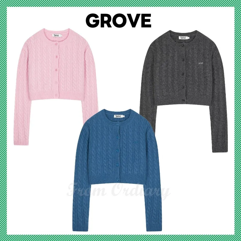 GROVE Street Style Logo Cardigans