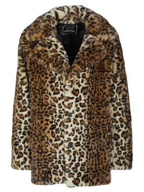 GUESS Leopard Print Coat