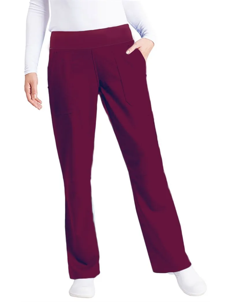 Healing Hands Petite Women's Straight Leg Pant Purple Label 9133