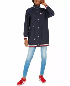 Hooded Jacket with Drawstring Waist by TOMMY HILFIGER