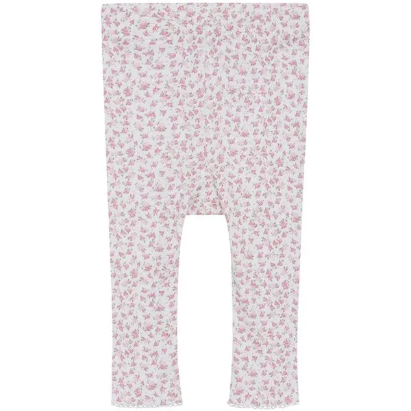 Hust & Claire Baby White Lerija Leggings - Infants Leggings