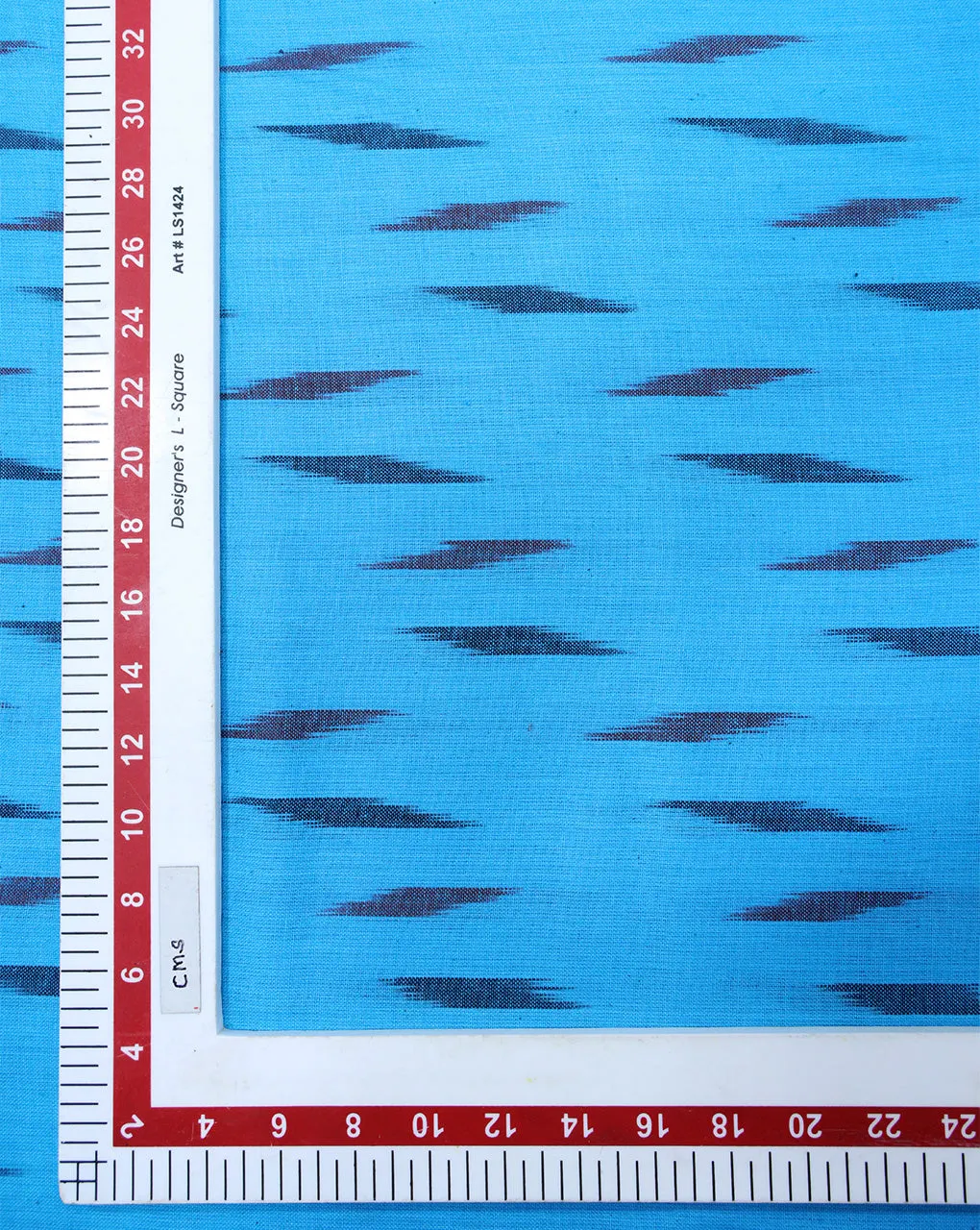 Ikat Cotton Fabric in Multicolor Yarn Dye