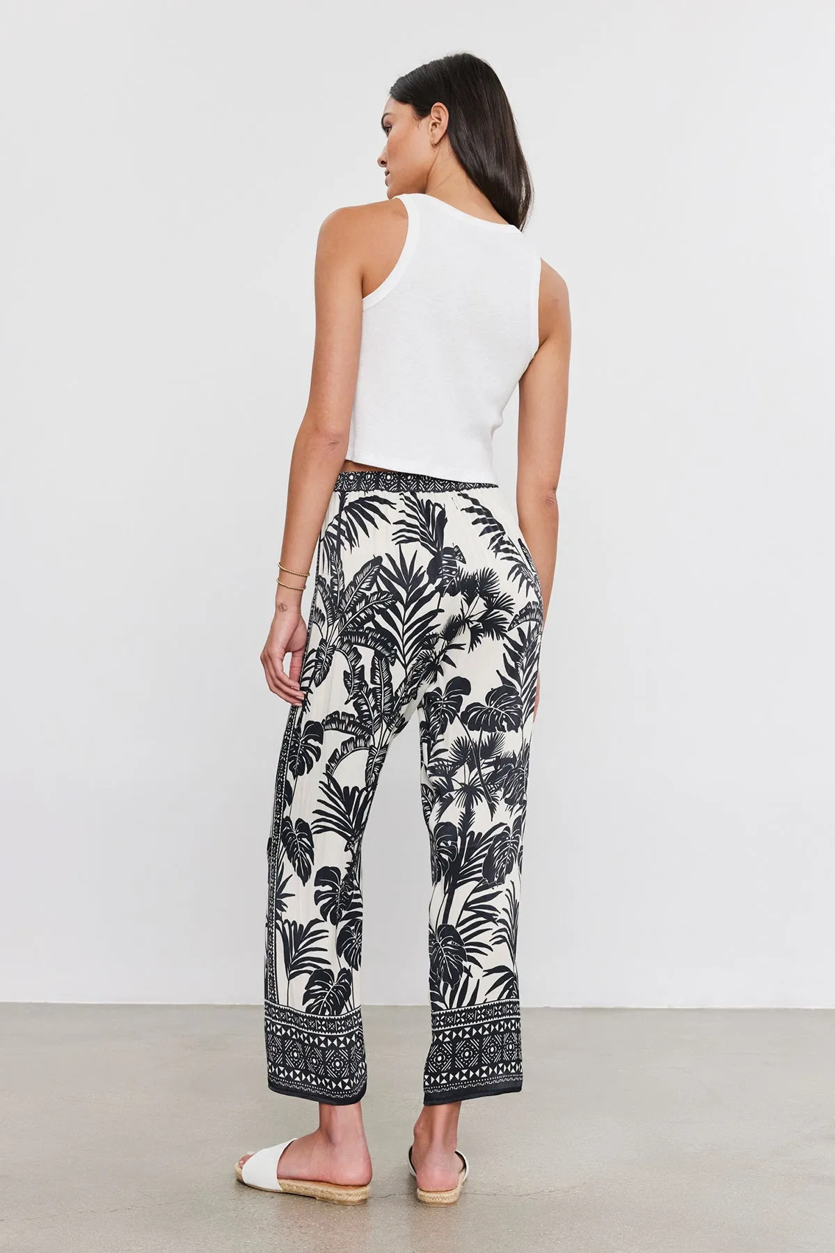 IRIS06 Palm Print Pants