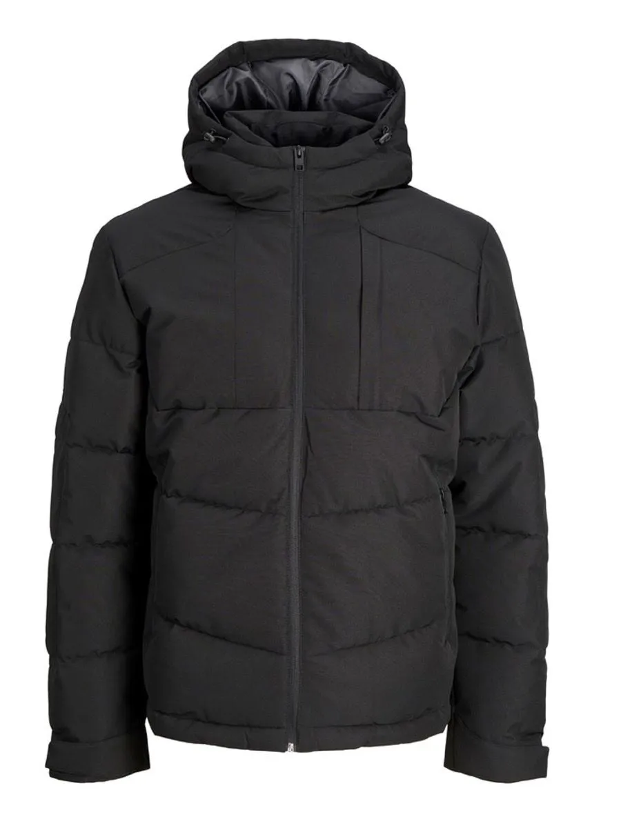 Jack & Jones Otis Hybrid Puffer Jacket in Black