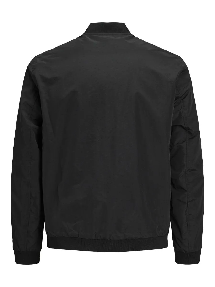 Jack & Jones Rush Bomber Jacket in Black