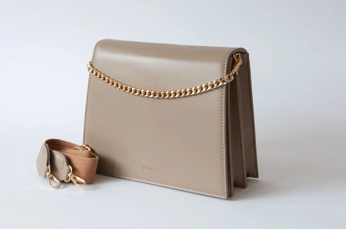 Jeele Taupe Bag for Stylish Fashion Statement