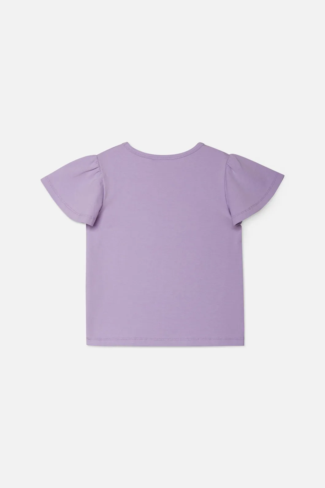 Kids Floral Frill T-Shirt