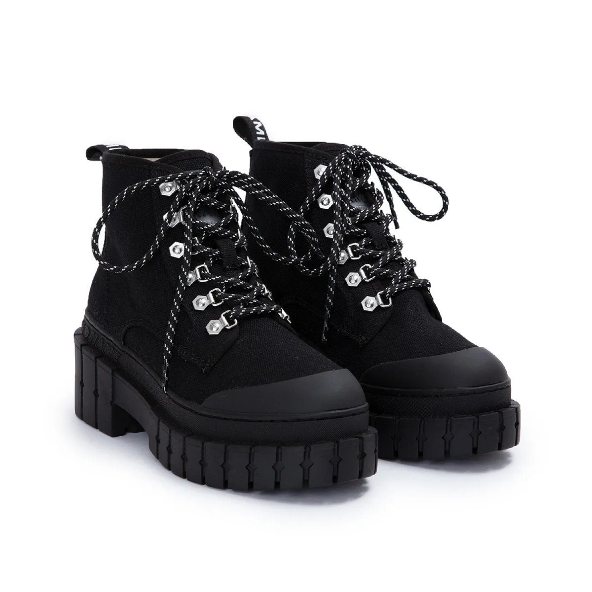 Kross Canvas Black Low Boots