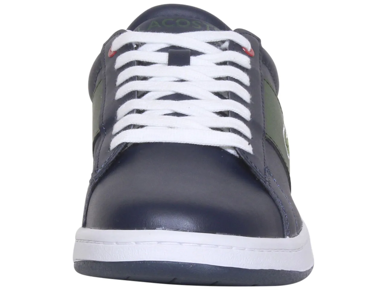 Lacoste Men's Carnaby-EVO-0722-3 Sneakers Low-Top Shoes Navy/Green Sz: 8