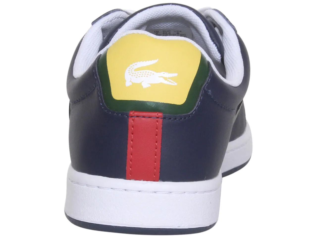 Lacoste Men's Carnaby-EVO-0722-3 Sneakers Low-Top Shoes Navy/Green Sz: 8