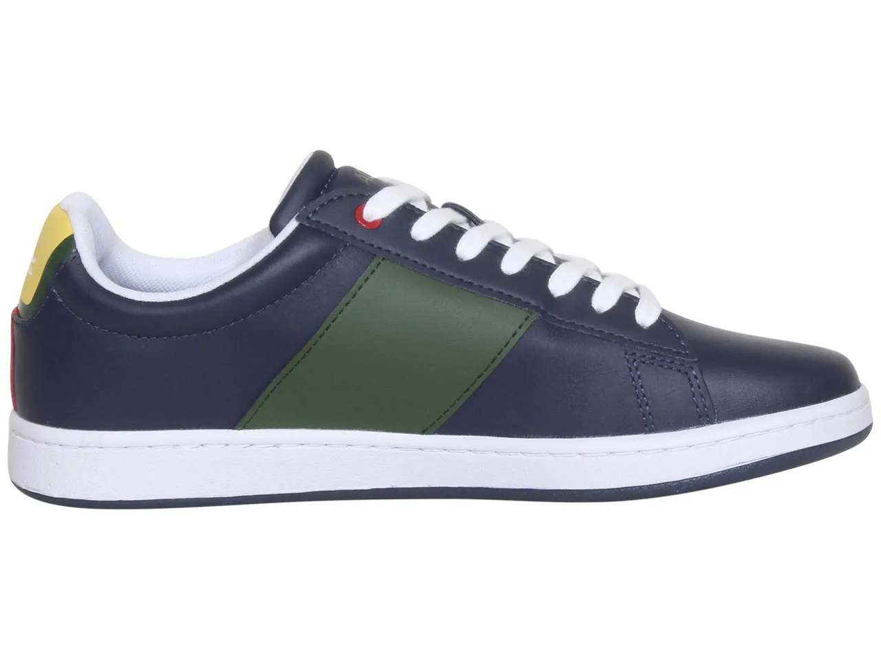 Lacoste Men's Carnaby-EVO-0722-3 Sneakers Low-Top Shoes Navy/Green Sz: 8