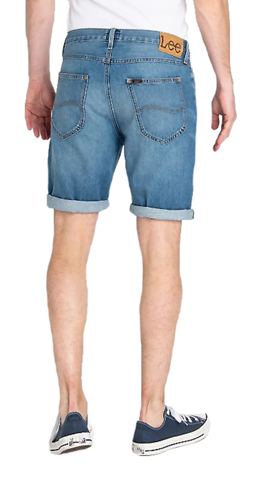 Lee Flick Mid 5 Pocket Denim Shorts