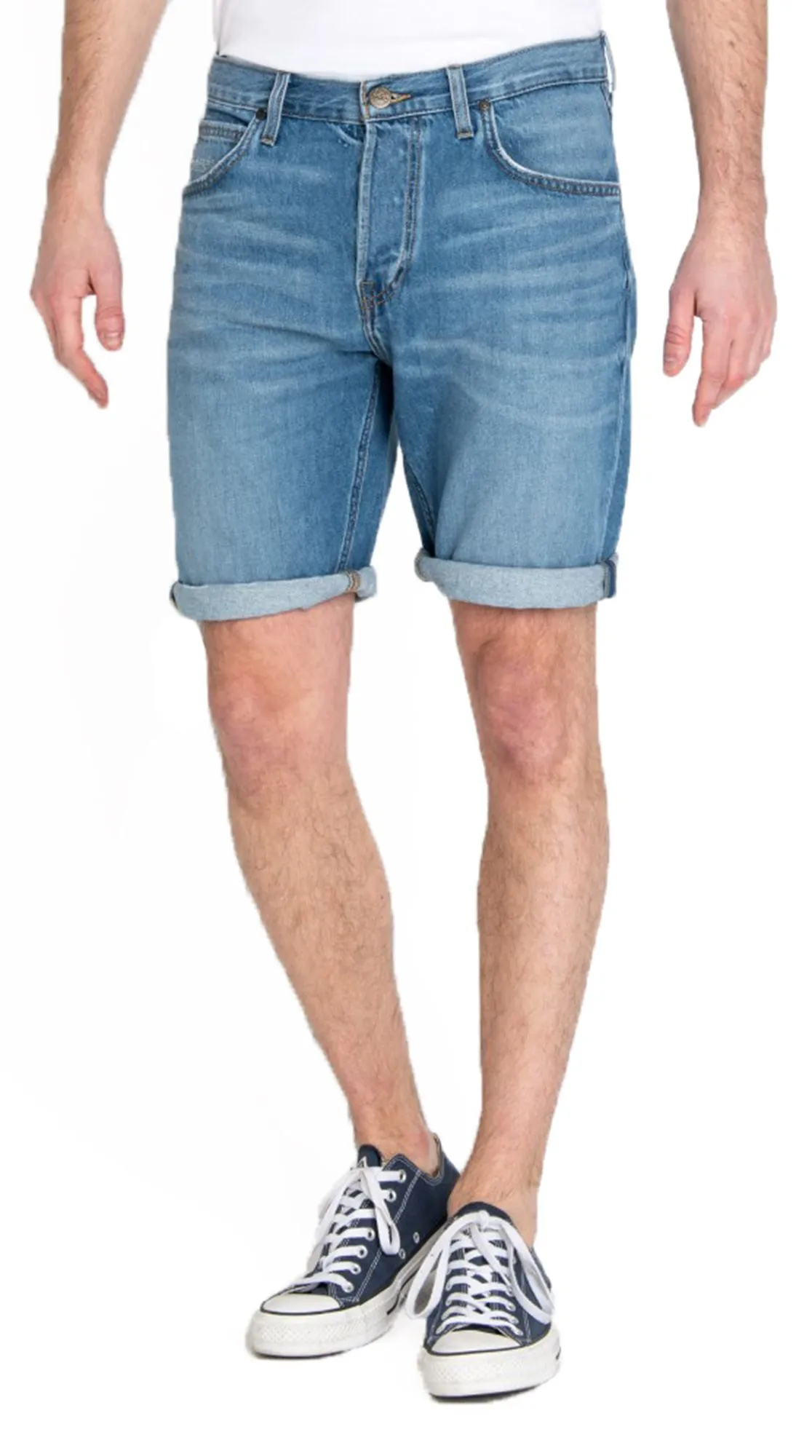 Lee Flick Mid 5 Pocket Denim Shorts