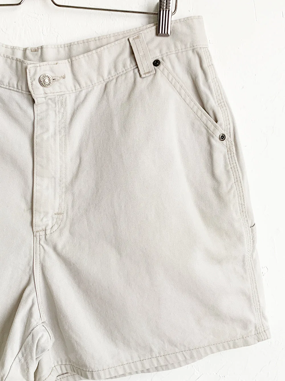 LEE Khaki Carpenter Shorts 35 Waist