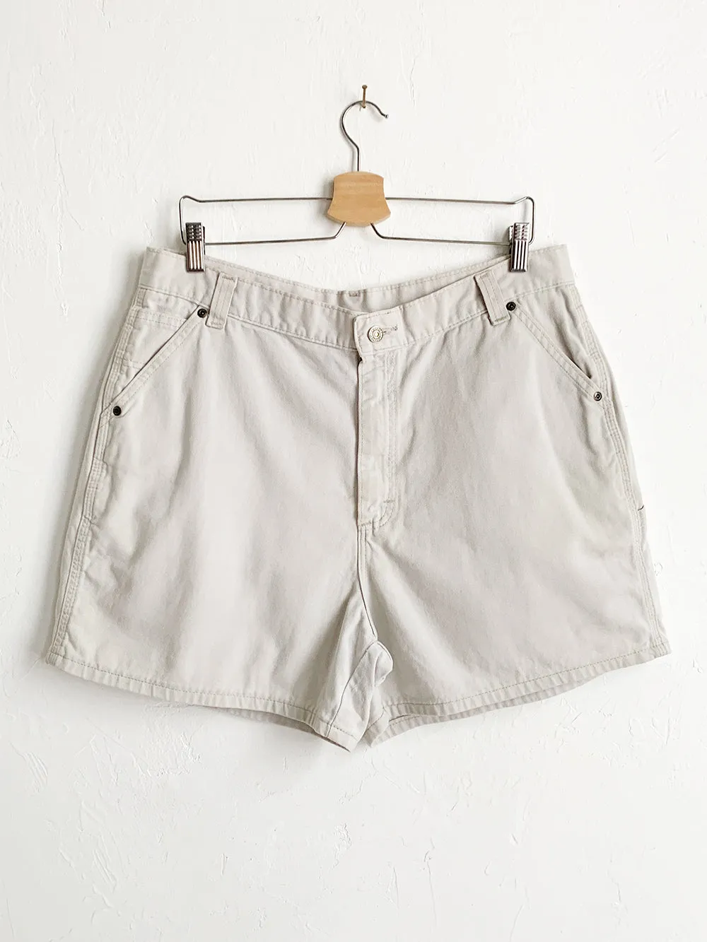 LEE Khaki Carpenter Shorts 35 Waist