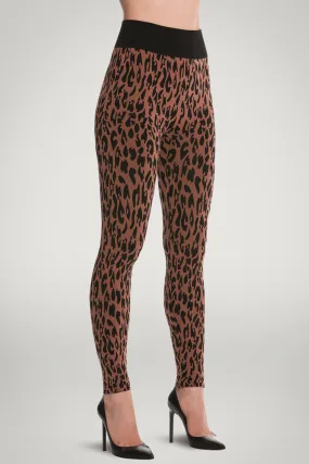 Leopard print leggings by C2C Leo.