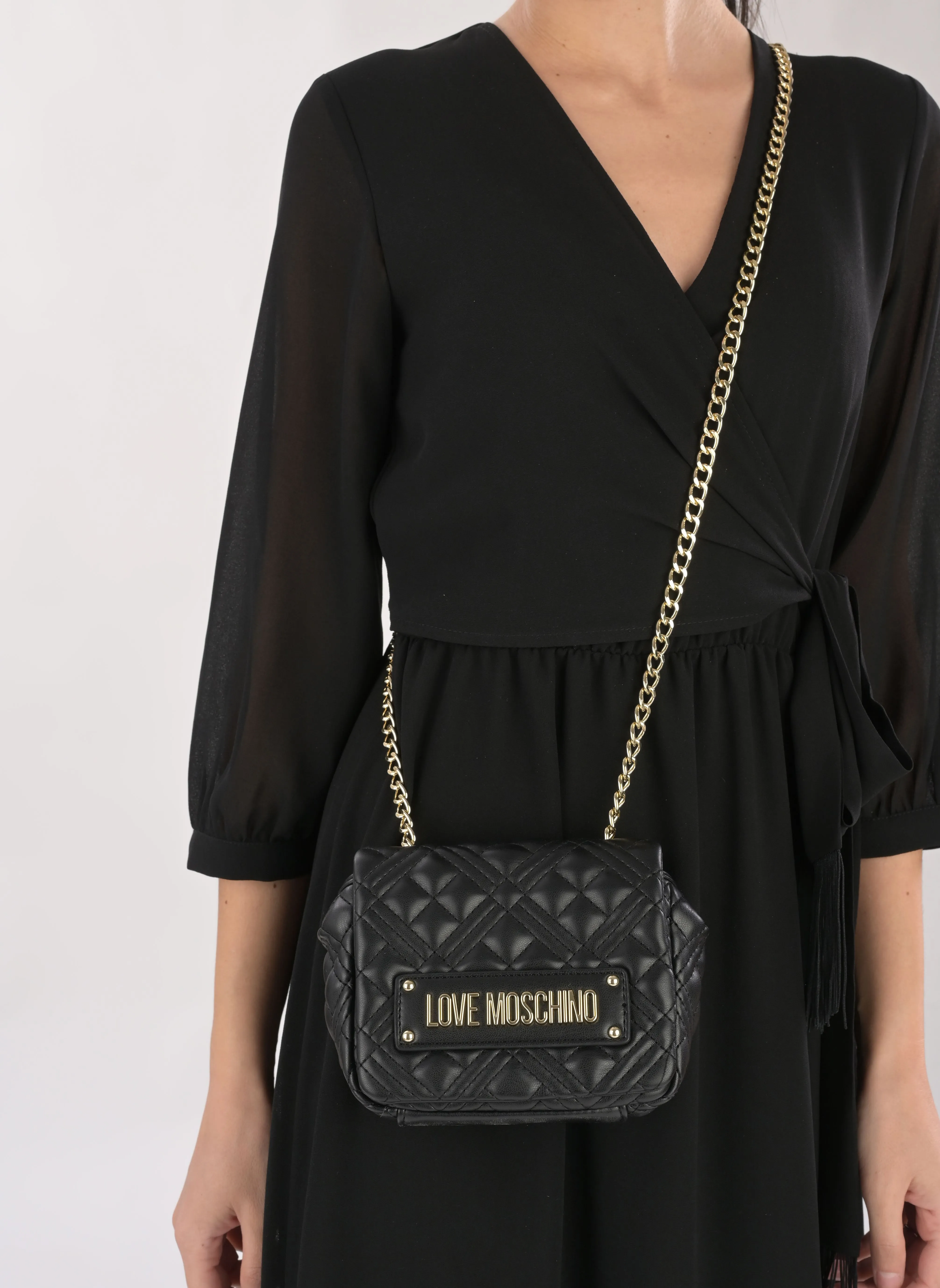 Love Moschino Quilted Nero Bag JC4231PP0I