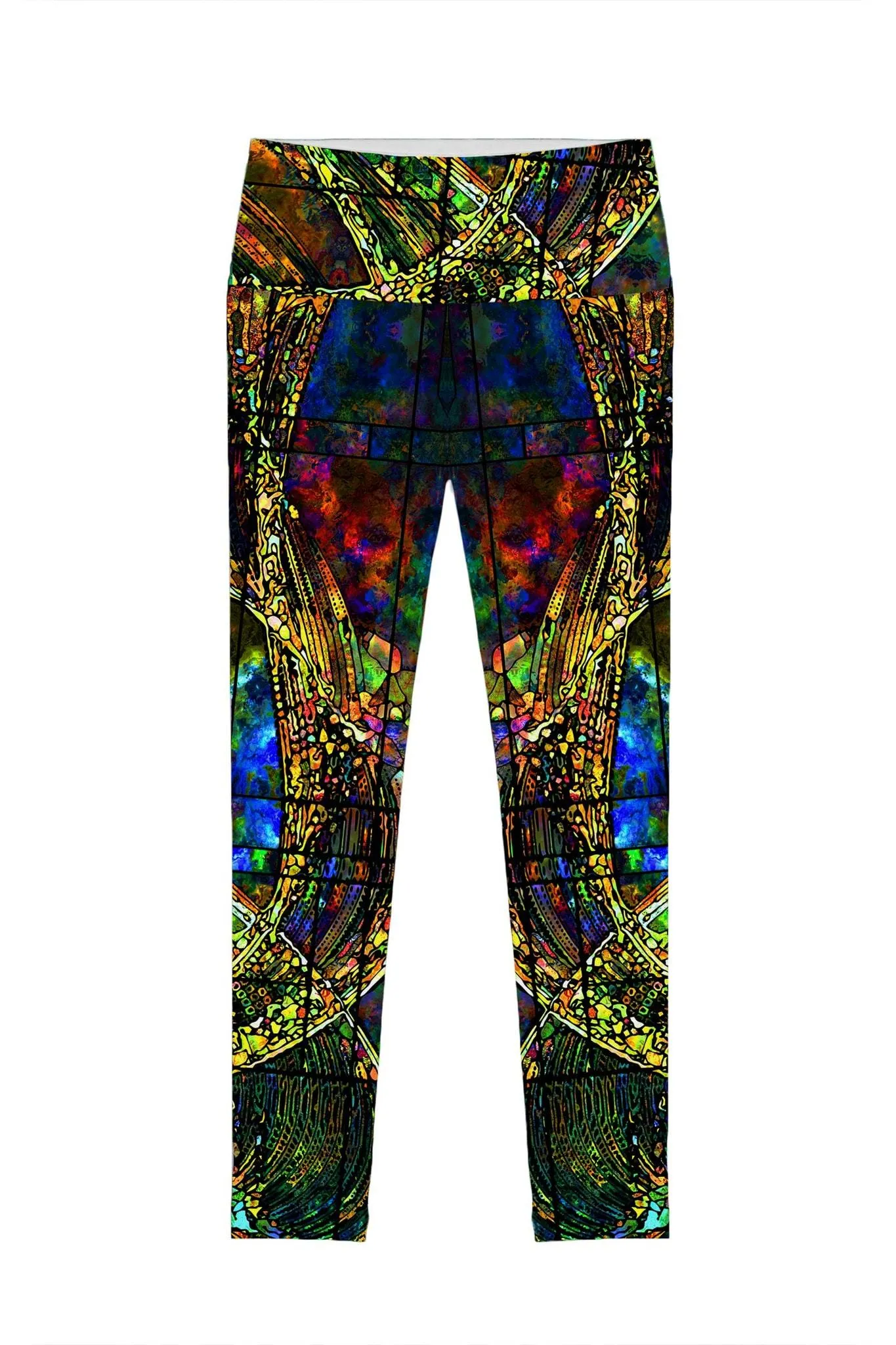 Lucy Women's Printed Performance Leggings, Merry Dancers