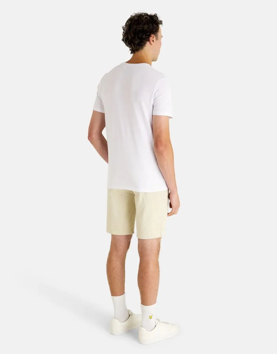 Lyle & Scott Ecru Anfield Core Chino Shorts