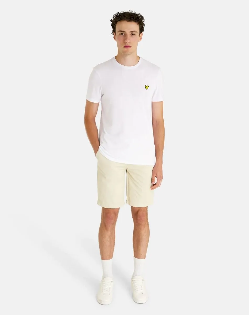 Lyle & Scott Ecru Anfield Core Chino Shorts