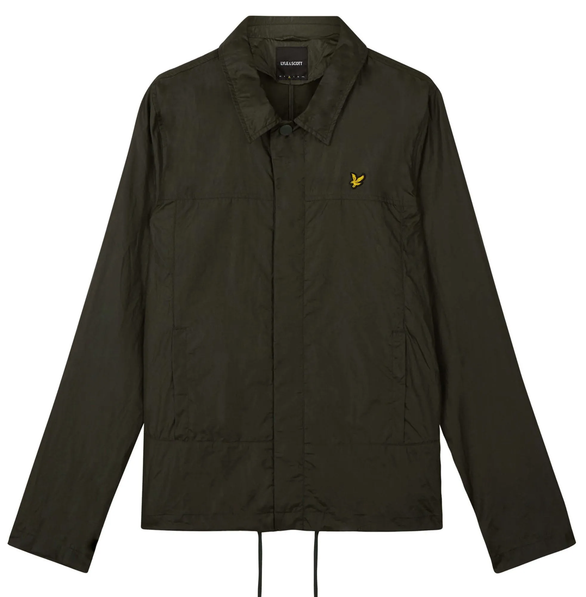 Lyle & Scott Zip Through Coach Jacket Dark Sage